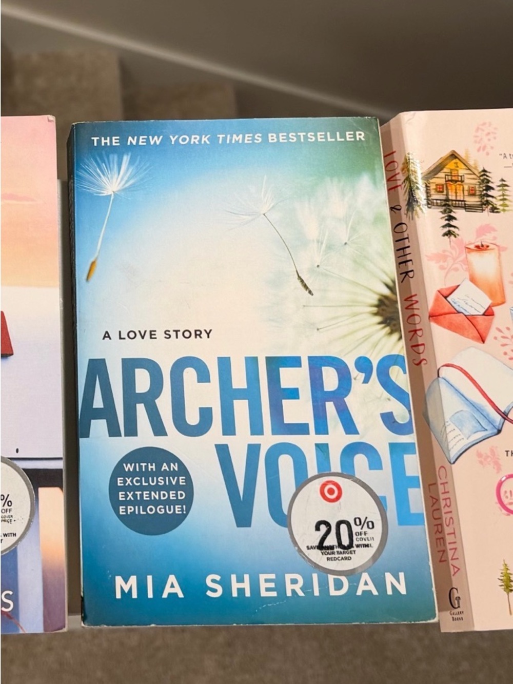 Archer's Voice by Mia Sheridan - Paperback Novel